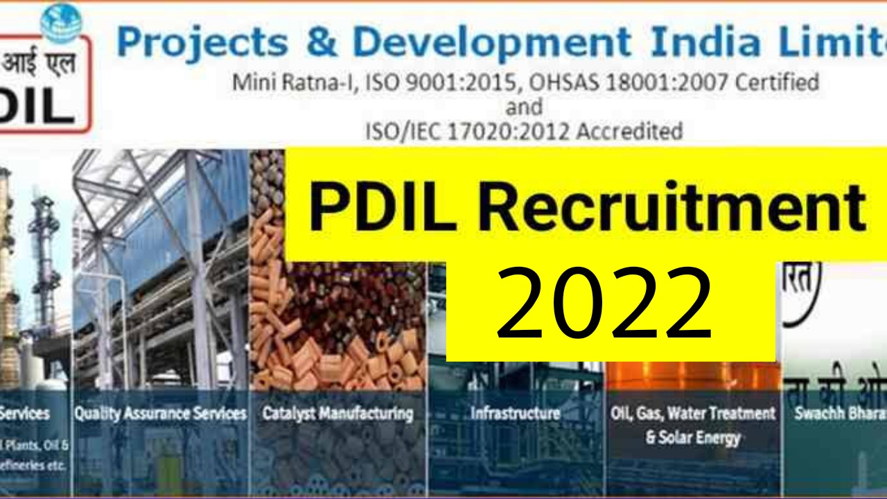 PDIL Recruitment 2022 : Diploma, Degree Engineer – এখনই আবেদন করুন